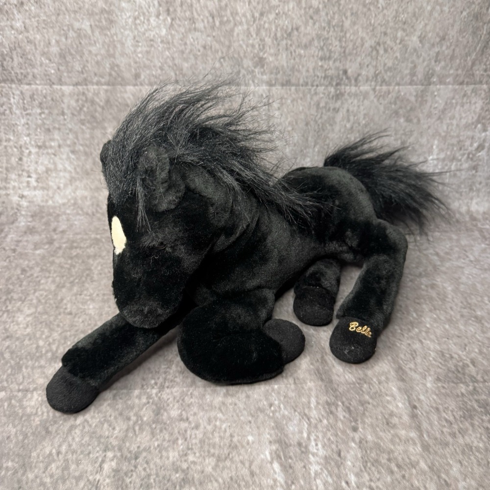 Breyer The Saddle Club Plush Black Horse Belle Stuffed Animal Pony No Blanket